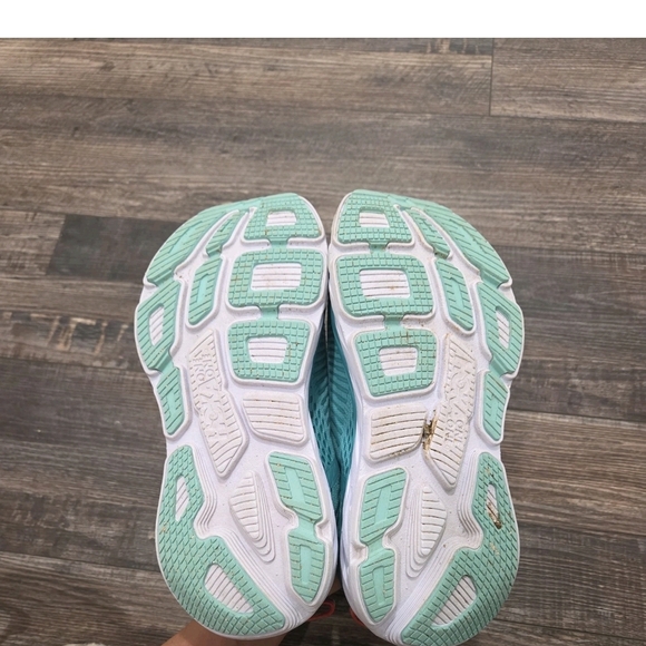 Hoka One One Bondi 7 Aquarelle Women's Blue Mesh Sneakers 1110519-AEBL Low Top - Picture 8 of 10